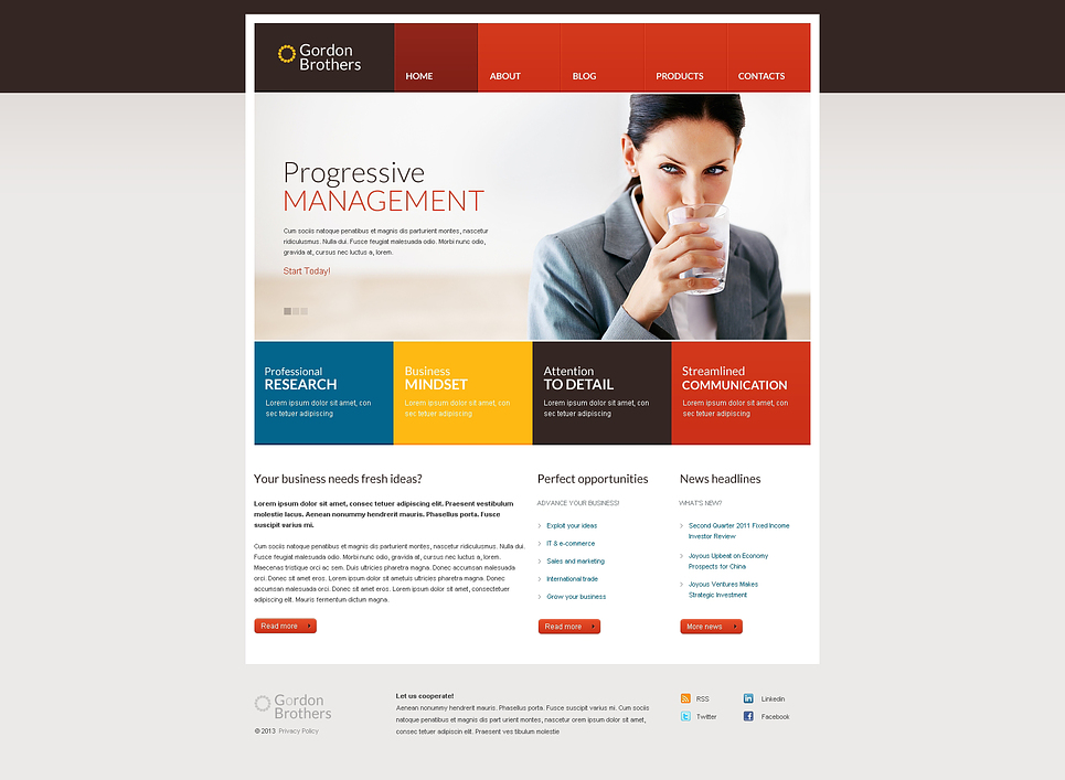 Management Company Responsive Joomla Template New Screenshots BIG