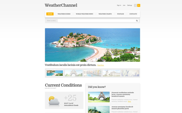TV Channel Responsive Website Theme Big Screenshot TV Channel Responsive Website Template New Screenshots BIG