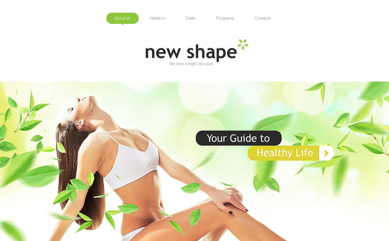 Weight Loss Responsive Website Theme Big Screenshot Weight Loss Responsive Website Template New Screenshots BIG