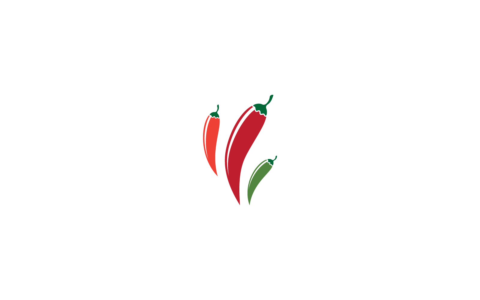 Hot Chili illustration logo vector flat design