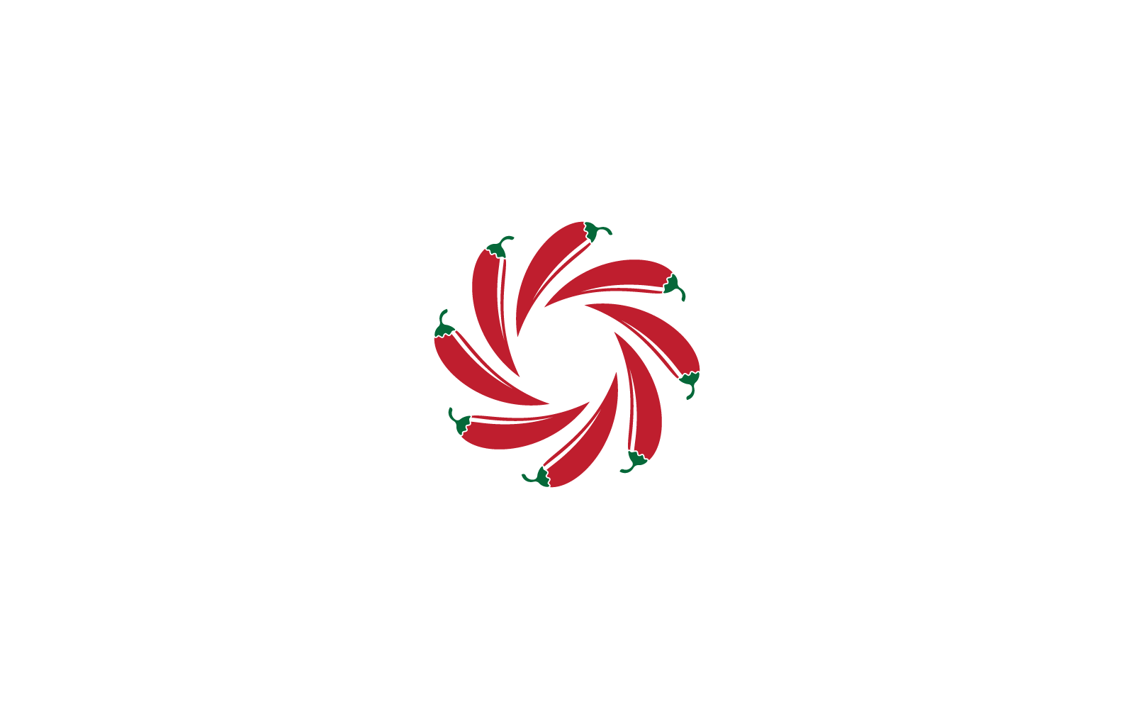 Hot Chili tasarım illüstrasyon logo vektörü