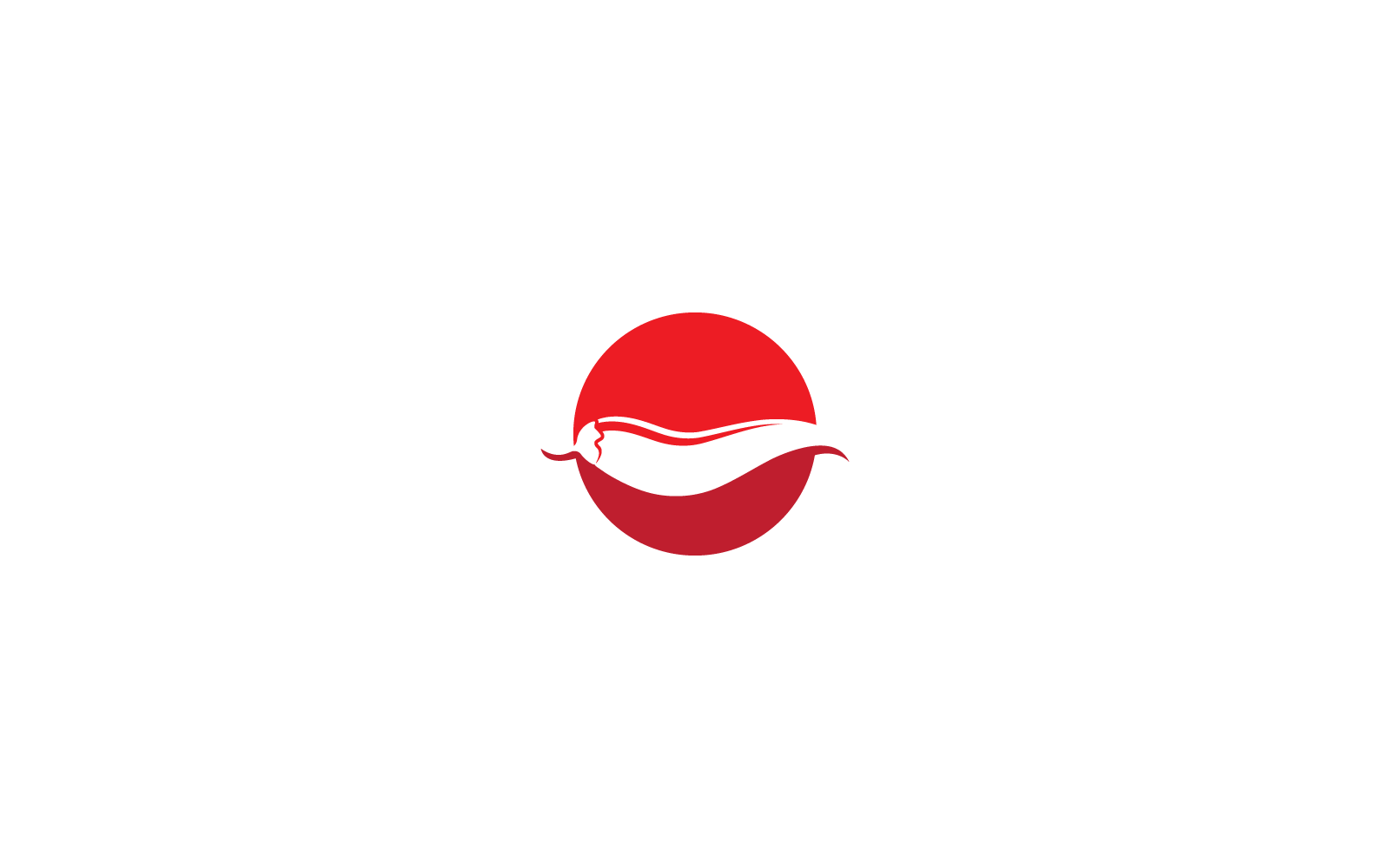 Plantilla de icono y logotipo con ilustración de chile picante