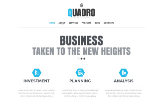 Accounting Website Responsive Website Template