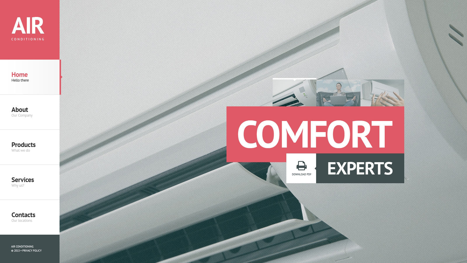 Air Conditioning site Template 45840