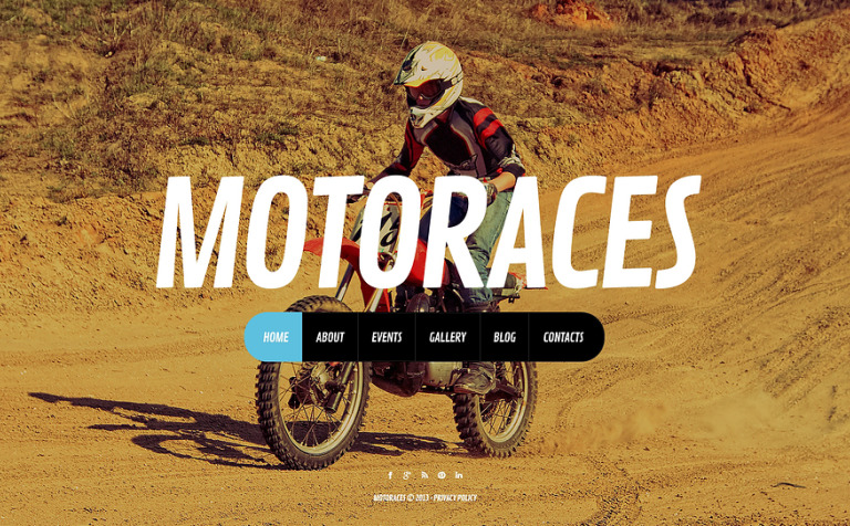 Biker Club Bootstrap Website Theme Big Screenshot Biker Club Website Template New Screenshots BIG