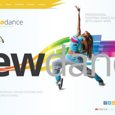 Dance Studio Šablona Webových Stránek