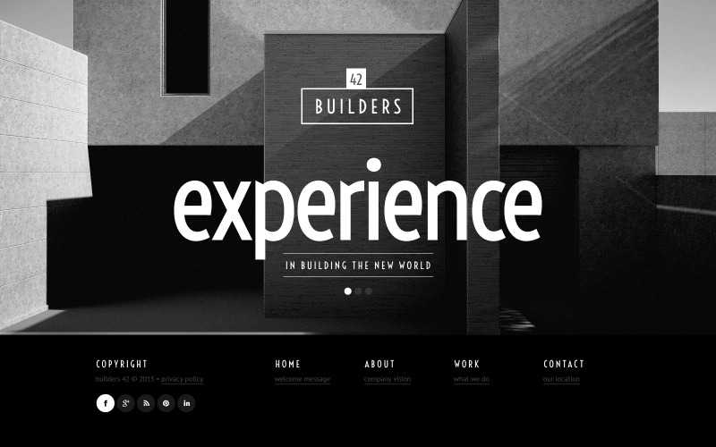 Construction Company Website Template