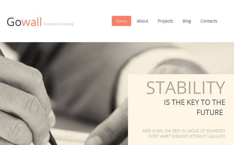 Consulting Premium Facebook HTML CMS Template Big Screenshot Consulting Facebook HTML CMS Template New Screenshots BIG