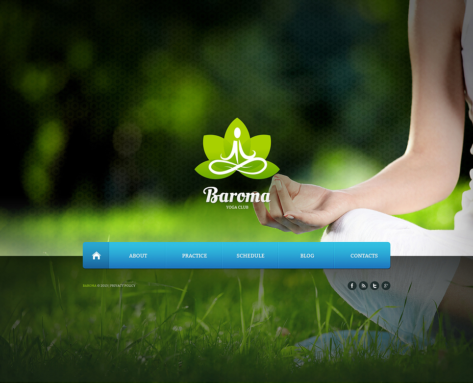 Yoga Website Template 45860