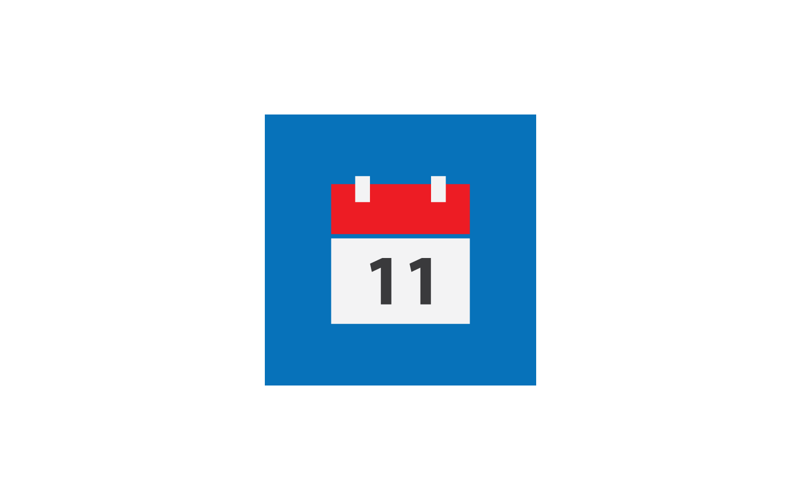 Calendar illustration icon vector flat design