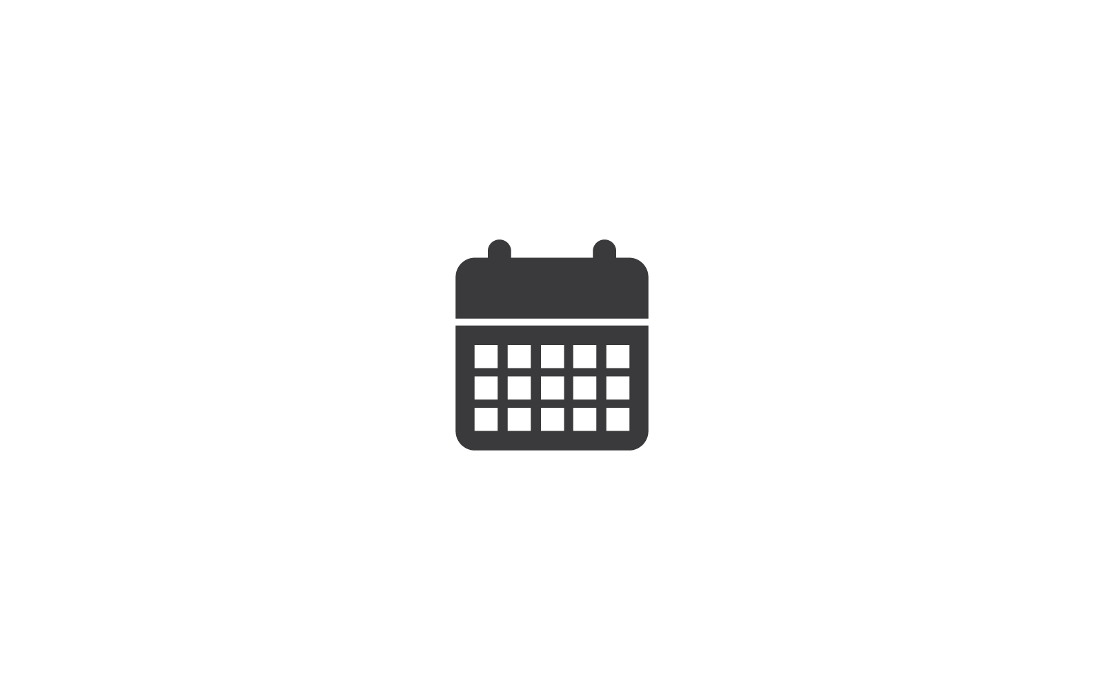 Kalenderikonen logotyp vektor illustration platt design