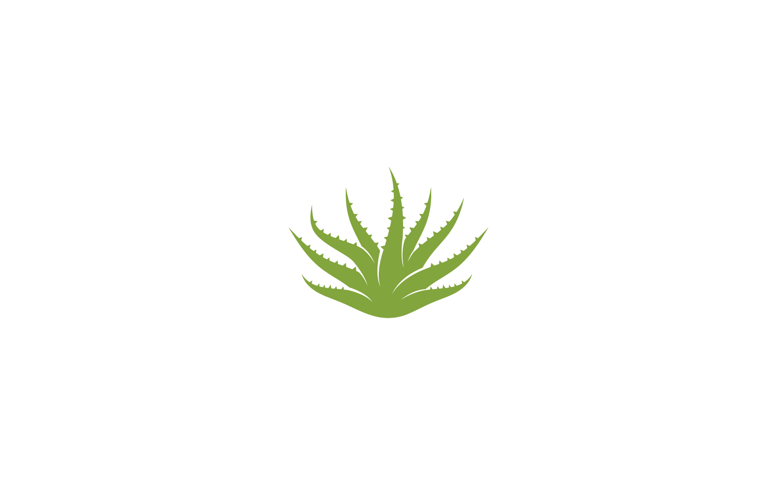 Plantilla de vector de icono de diseño de logotipo de aloe vera
