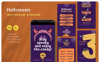 Halloween Kids Instagram Story