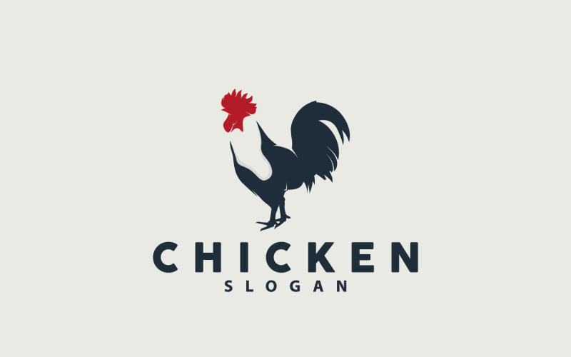 Chicken Logo Roast Chicken Restaurant Farm V15 Logo Template