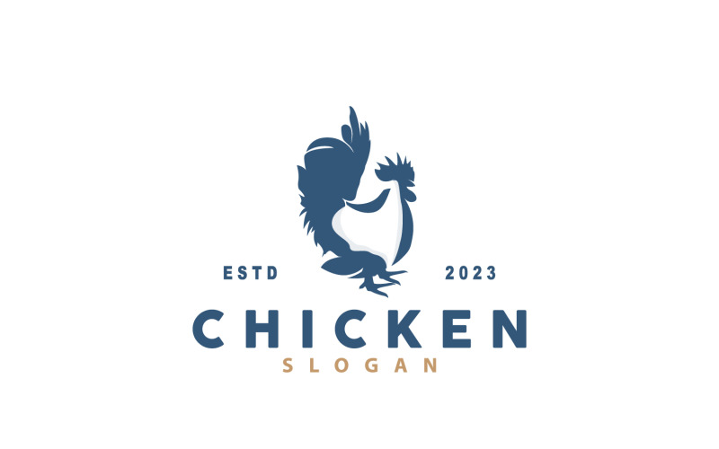 Chicken Logo Roast Chicken Restaurant Farm V17 Logo Template