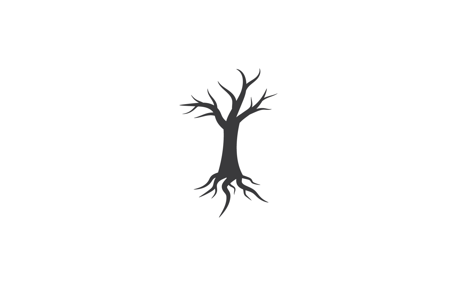 Ilustración vectorial de plantilla de diseño de logotipo de árbol