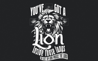 Christian PNG Sublimation Designs, Lion in Lungs Png, Jesus Png, Religious Graphic, Vintage Tshirt