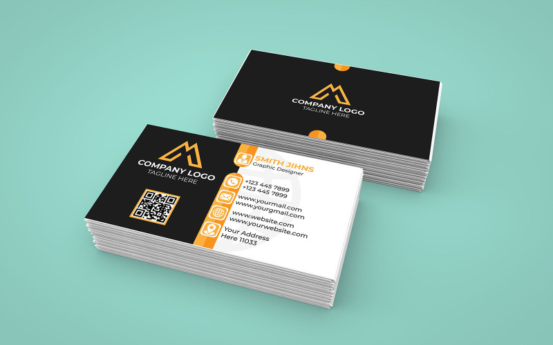 High-Quality Business Card Design Corporate Identity