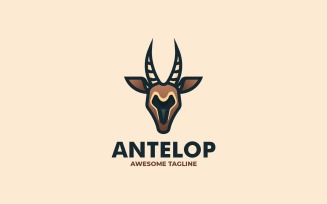 Antelop Simple Mascot Logo