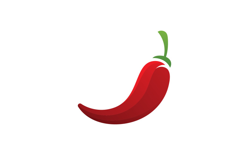 Chili logo vector Spicy food symbol template 5 Logo Template