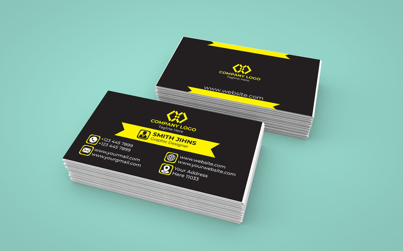 Creative business card template Design (V-02) Corporate Identity