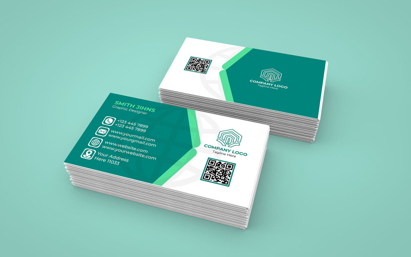 Modern Business Card - ( 3 Color Business Card Creative design ) Corporate Identity