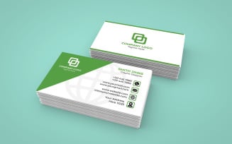 Modern Business Card - ( Green Color card )