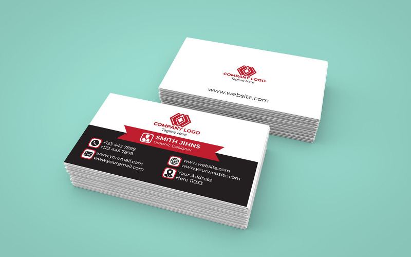 Modern Business Card Templates-02 Corporate Identity