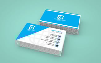 Sky Color and Modern Business Card Design
