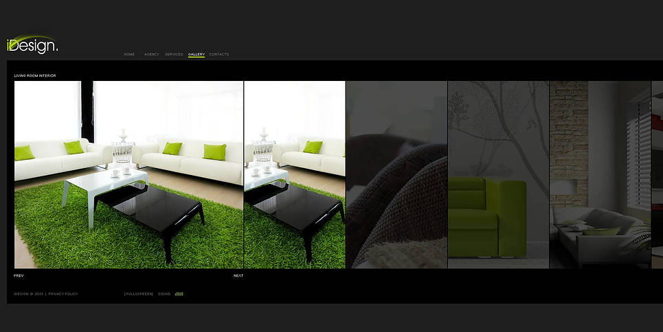 Interior Design Flash CMS Template New Screenshots BIG
