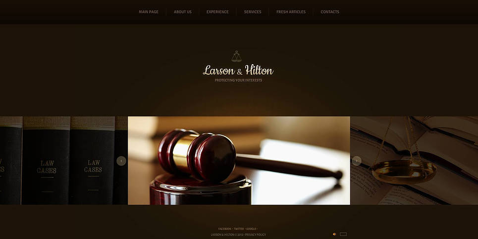 Law Firm Flash CMS Template New Screenshots BIG