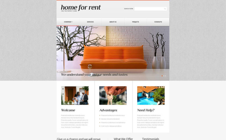 Real Estate Agency Premium Flash CMS Theme Big Screenshot Real Estate Agency Flash CMS Template New Screenshots BIG