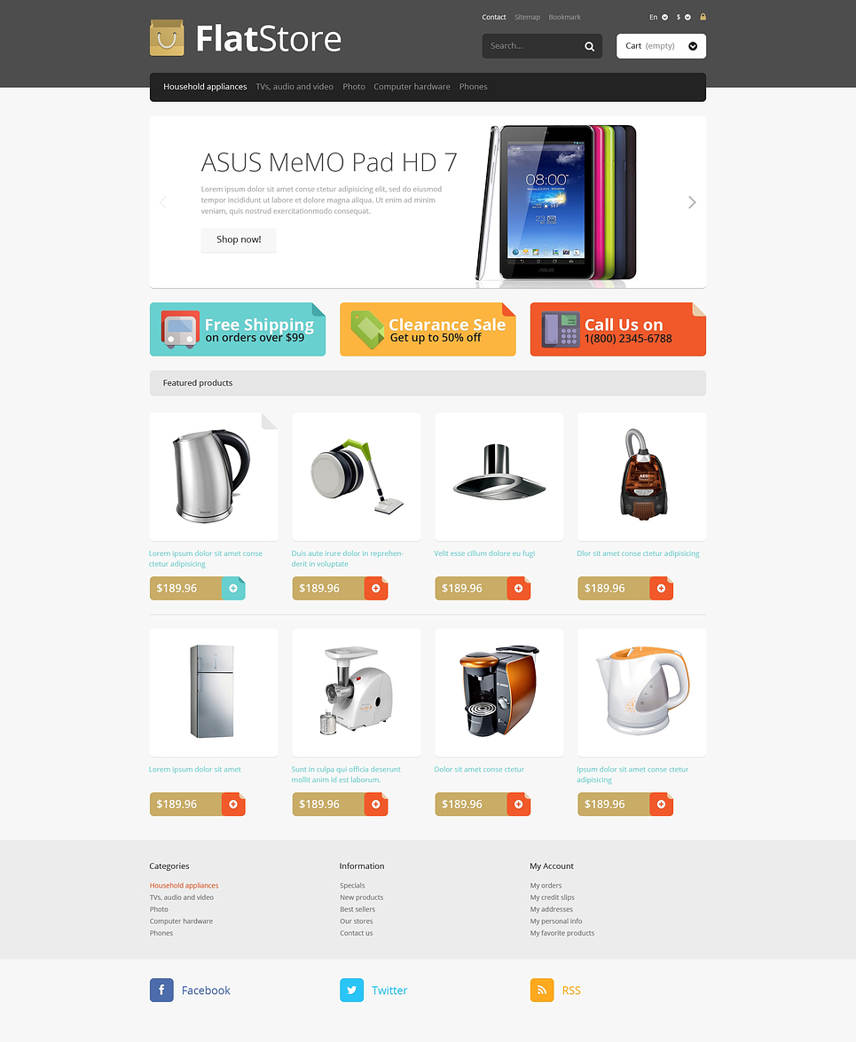 Responsive Electronics Store PrestaShop Theme New Screenshots BIG