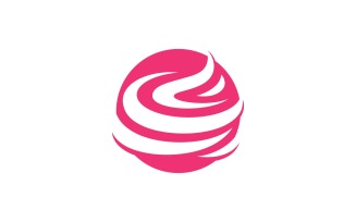 Ice Cream logo vector frozen ice cupcake 9