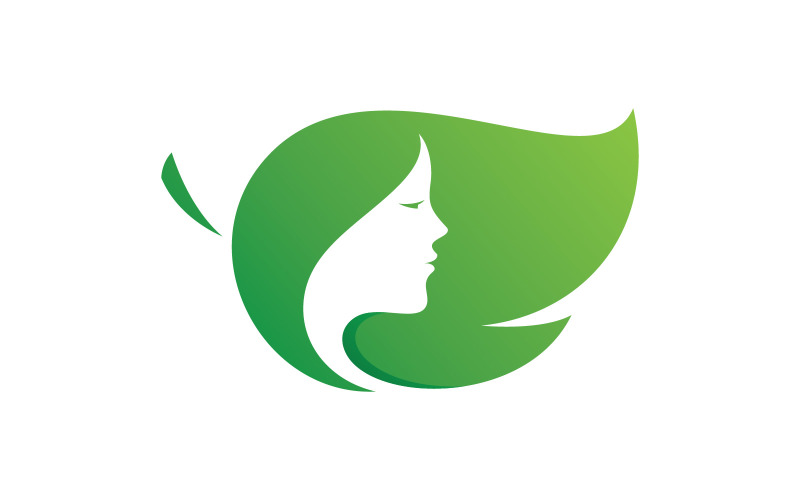 Woman hair salon logo design luxury Vector V8 Logo Template