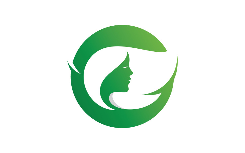 Woman hair salon logo design luxury Vector V9 Logo Template