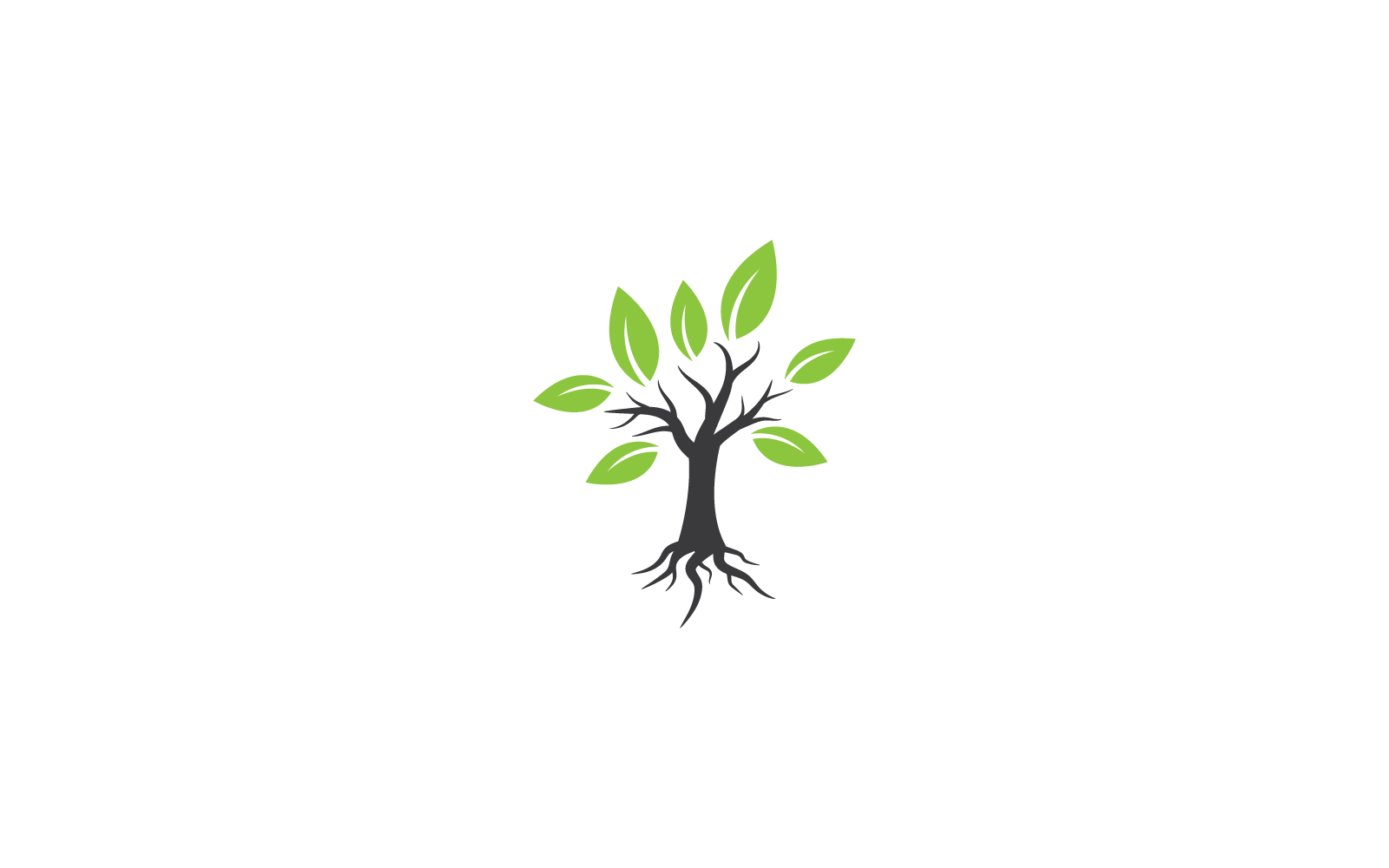 Baum-Logo-Vorlage, Vektor-Design-Illustration