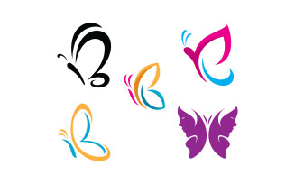Beauty Butterfly Vector icon design 11