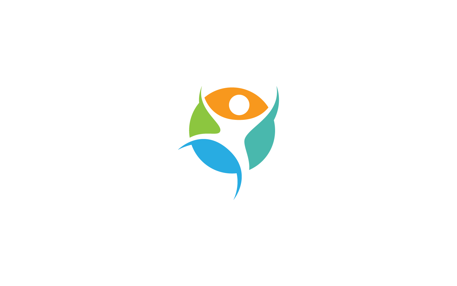 Egészséges élet emberek design logó illusztráció vektor