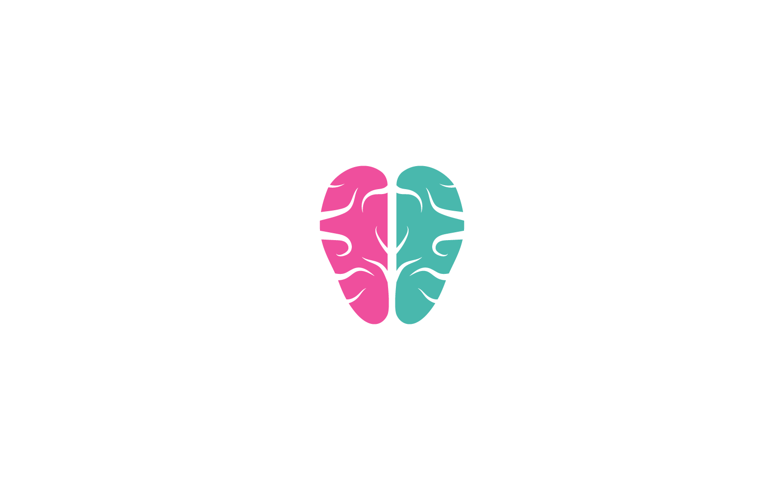 Plantilla de icono vectorial de logotipo de tecnología de ilustración de cerebro