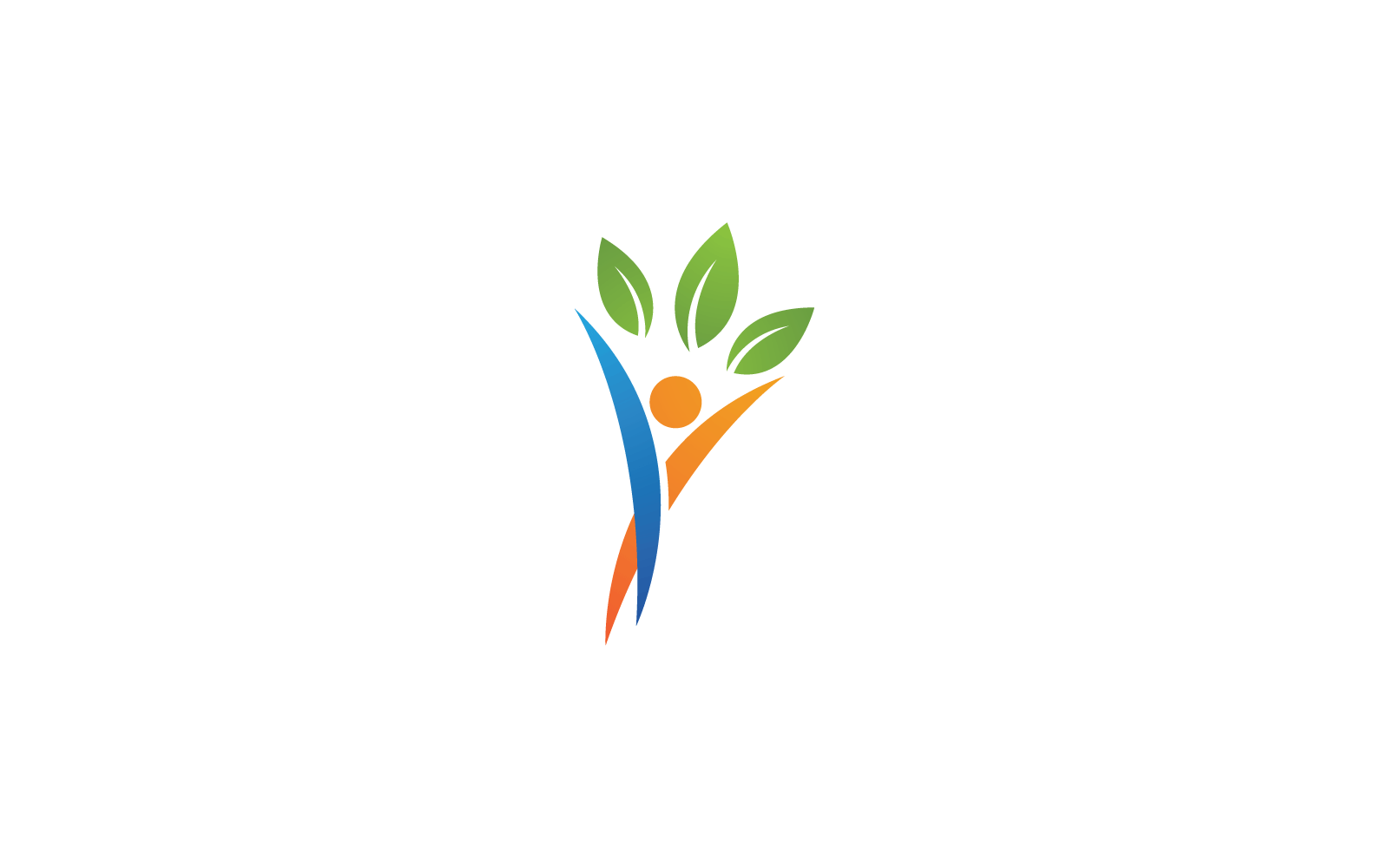 Sağlıklı Yaşam insanları Logo vektör çizim simgesi