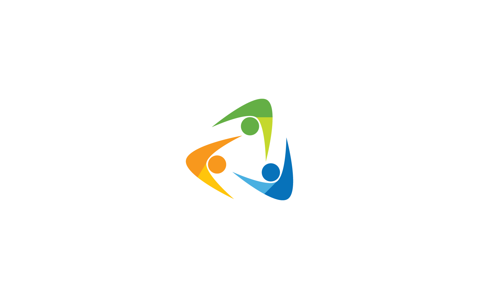 Topluluk, ağ ve sosyal simge vektör logo şablonu