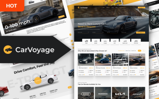 Carvoyage - Car Rental and Booking HTML Template