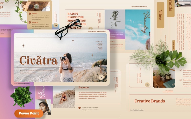 Civatra - Marvelous Powerpoint Template PowerPoint Template