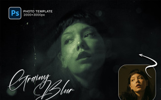 Grainy Blur Photoshop Effect