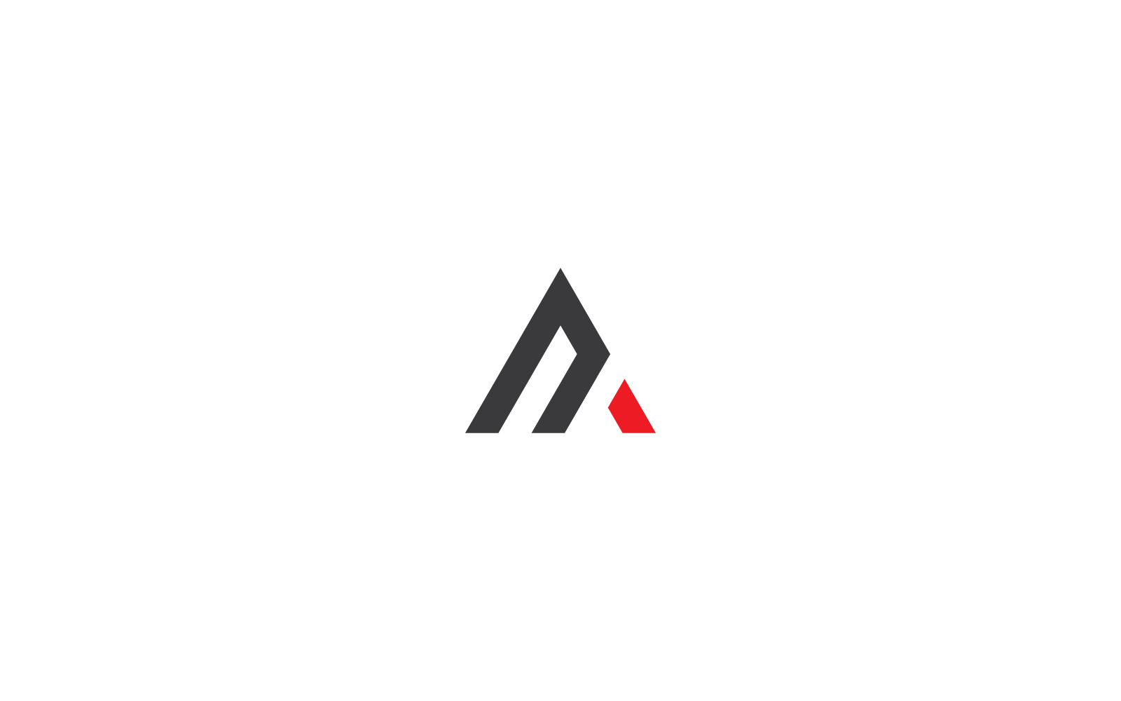 Icono de plantilla de negocio con logotipo de letra A