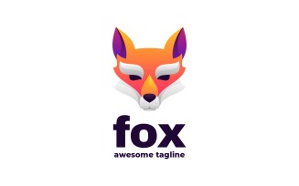 Fox Gradient Colorful Logo 2