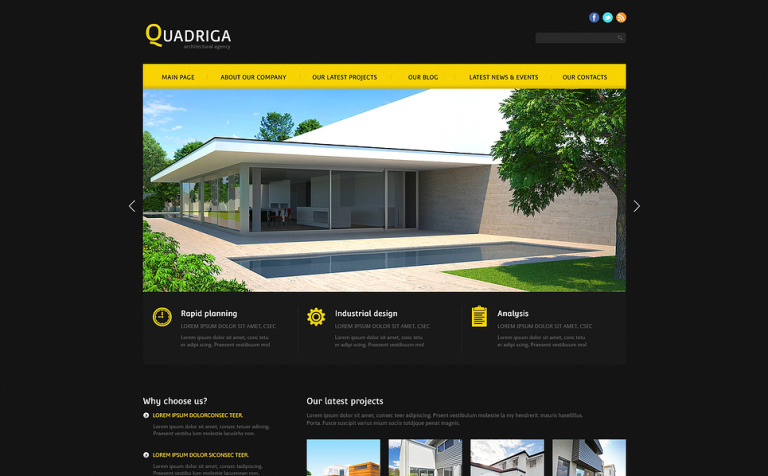 Architecture Agency Responsive Joomla Theme Big Screenshot Architecture Agency Joomla Template New Screenshots BIG
