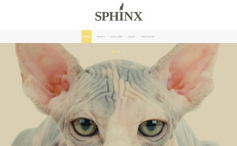 Cat Bootstrap Website Template Big Screenshot Cat Responsive Website Template New Screenshots BIG