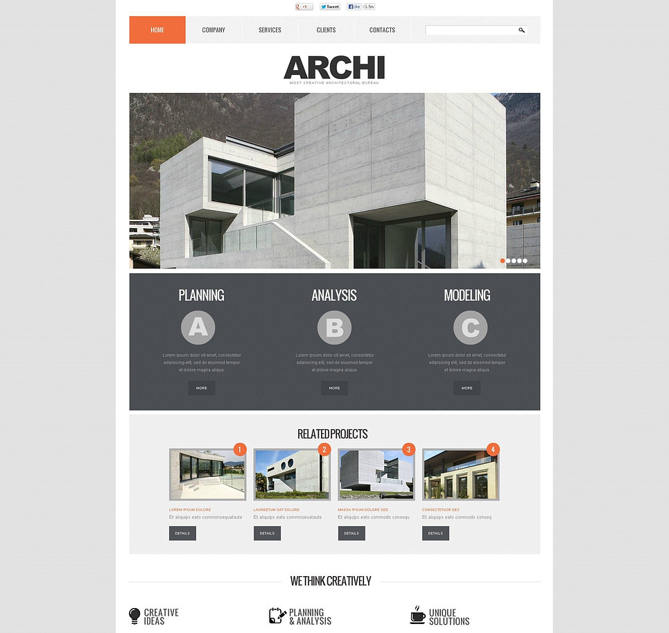 Drafting Flash CMS Template New Screenshots BIG